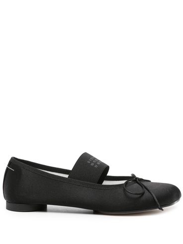 MM6 MAISON MARGIELA - Black ballet flats with elastic strap