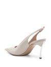 casadei - Light beige slingback pumps - 2