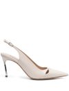 casadei - Light beige slingback pumps