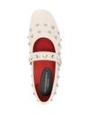 stella mccartney - Ivory ballerina flats embellished - 1