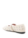 stella mccartney - Ivory ballerina flats embellished - 3