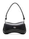 diesel - Pochette nera a farfalla con logo - 5