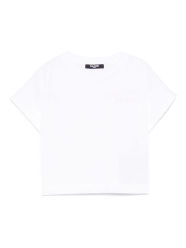 BALMAIN - T-Shirt bianca a maniche corte