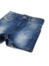 diesel - Shorts in blu jeans con tasche - 2