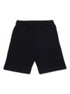 diesel - Black shorts with logo patch - 2