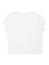 diesel - T-Shirt bianca con logo oval - 2