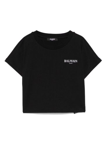 BALMAIN - T-Shirt nera a maniche corte