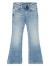 diesel - Jeans a zampa di elefante blu chiaro