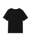 balmain - T-shirt nera a maniche corte con logo - 2