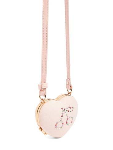 BONPOINT - Borsa mini a cuore color rosa cipria