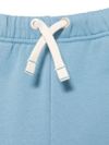 palm angels - Light blue shorts with logo print - 2