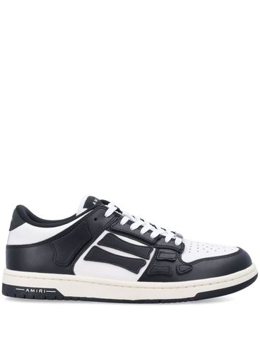 AMIRI - Sneakers Skel in pelle bianca e nera