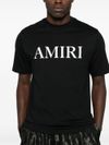 amiri - Cotton T-shirt with front logo print - 2