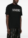 amiri - Cotton T-shirt with front logo print - 3