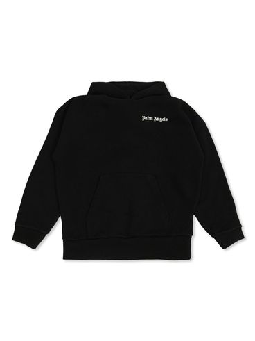 PALM ANGELS - Black hoodie with logo