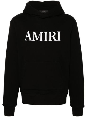 AMIRI - Cotton sweatshirt with contrasting front logo print