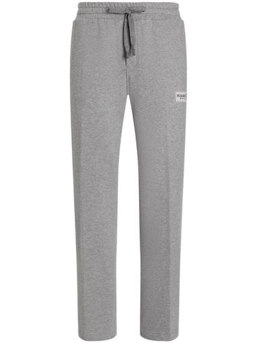 DOLCE & GABBANA - Cotton sweatpants with logo