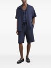 dolce & gabbana - Blue linen shorts - 1