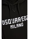 dsquared2 - Black hoodie in cotton with logo - 1