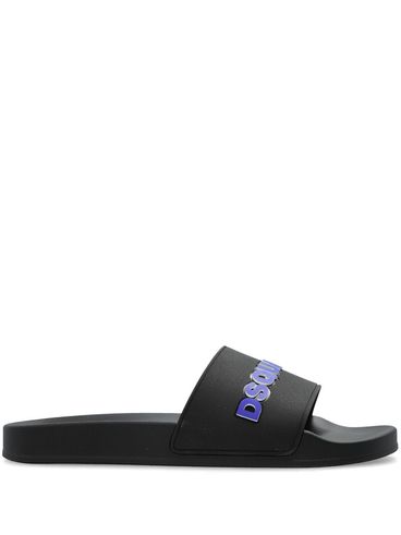 DSQUARED2 - Ciabatta nera con logo