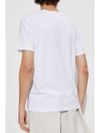 dsquared2 - White cotton t-shirt with print - 2