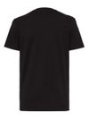 dsquared2 - Black cotton t-shirt with white logo writing - 1