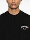 dsquared2 - Black cotton crewneck sweatshirt - 3