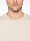 dondup - Classic beige cotton t-shirt - 1