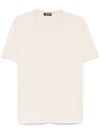 dondup - Classic beige cotton t-shirt