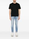 dondup - Classic black cotton t-shirt - 2