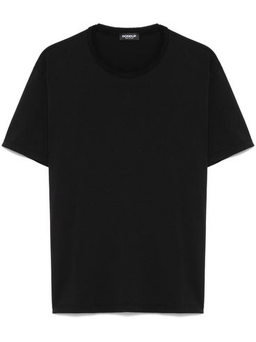 DONDUP - Classic black cotton t-shirt