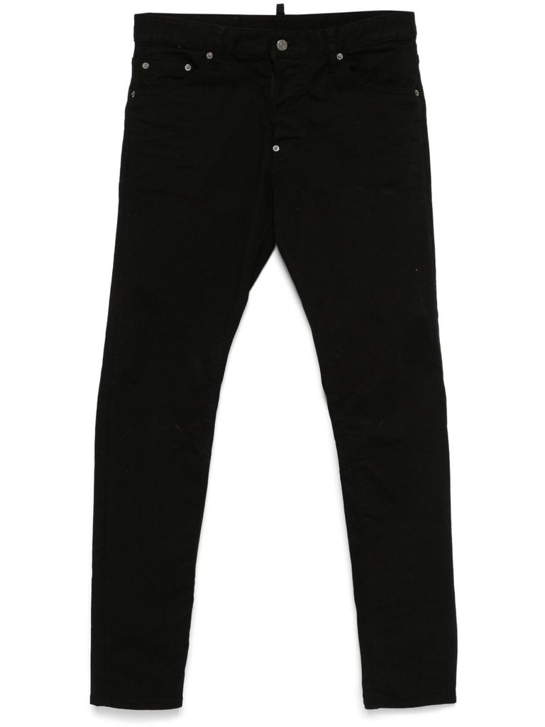 Shop Dsquared2 Bull Cool Guy Slim Fit Black Jeans