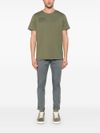 dondup - Green cotton t-shirt with print - 1