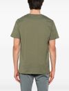 dondup - Green cotton t-shirt with print - 2