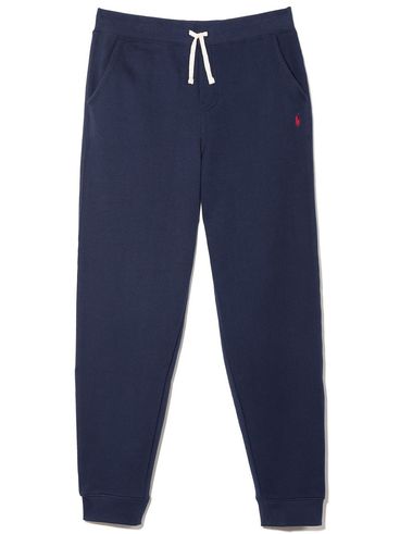 POLO RALPH LAUREN - Blue sweatpants with logo