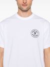 versace jeans couture - White cotton T-shirt with print - 1