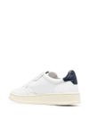 autry - Medalist sneakers in white and blue leather - 1