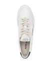 autry - Medalist sneakers in white and blue leather - 2