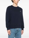 autry - Blue cotton crewneck sweatshirt with logo print - 4