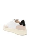 autry - Medalist sneakers in white and black with suede - 1