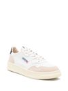 autry - Medalist sneakers in white and black with suede - 3