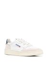 autry - Medalist sneakers in white and blue with suede - 3