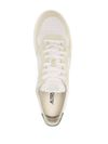 autry - Medalist sneakers in white with beige and green suede - 1