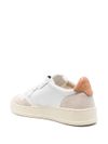 autry - Medalist sneakers in white and orange with suede - 3