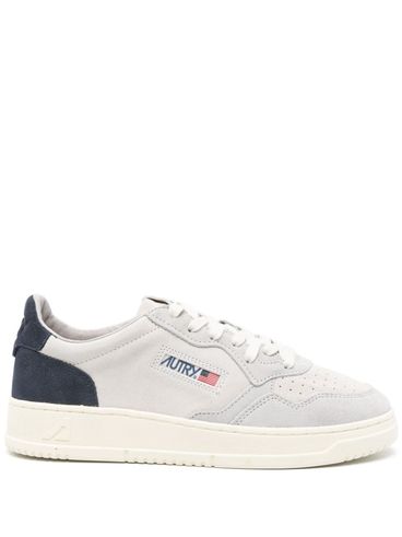 AUTRY - Sneakers Medalist bianche con camoscio grigio