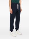 autry - Blue cotton sweatpants with white logo - 1