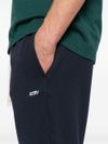 autry - Blue cotton sweatpants with white logo - 3