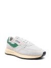 autry - Reelwind sneakers in gray and green with suede - 2