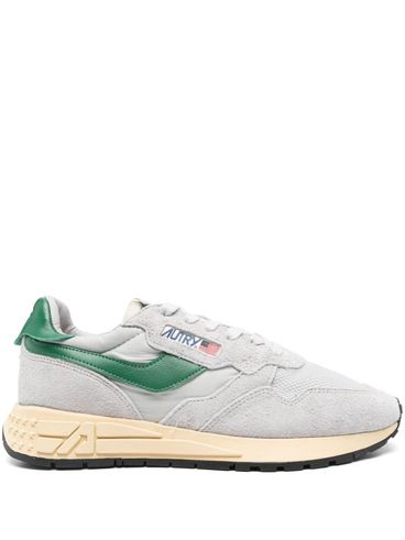 AUTRY - Sneakers Reelwind grigio e verde con camoscio