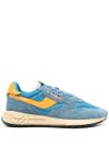 autry - Reelwind sneakers in light blue with suede